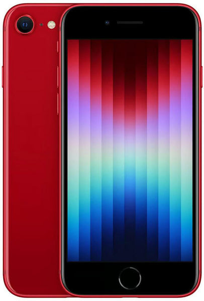 Refurbished Used iPhone SE 3rd Gen 2022 Red 256GB Unlocked – The