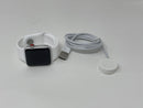 Apple Watch Series 3 38mm Silver Aluminum Case White Band GPS Cellular Used