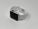 Apple Watch Series 3 38mm Silver Aluminum Case White Band GPS Cellular Used