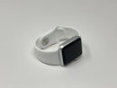 Apple Watch Series 3 38mm Silver Aluminum Case White Band GPS Cellular Used