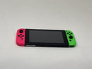 Nintendo Switch with Neon Pink and Neon Green Joy-Con HAC-001 Good