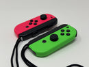 Nintendo Switch Joy-Con (L) (R) Pair Controller Only Neon Pink Neon Green Good
