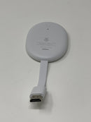 Google Chromecast With Google TV GZRNL Snow New Open Box
