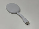 Google Chromecast With Google TV GZRNL Snow New Open Box