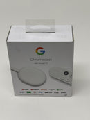 Google Chromecast With Google TV GZRNL Snow New Open Box