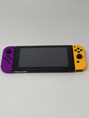 Nintendo Switch with Neon Purple and Orange Joy-Con Hac-001 Good