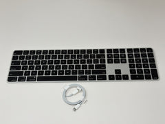 Apple Magic Keyboard with Touch ID and Numeric Keypad A2520 Black Excellent