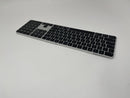 Apple Magic Keyboard with Touch ID and Numeric Keypad A2520 MMMR3LL/A Black Good