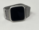 Fitbit Versa Lite Edition FB415 Silver Case Charcoal Gray Band Used