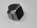 Fitbit Versa Lite Edition FB415 Silver Case Charcoal Gray Band Used