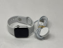 Apple Watch Series 6 40mm Silver AluminumWhite Sport Band A2291 GPS Only Good