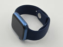 Apple Watch Series 7 45MM Blue Aluminum Case Blue Band A2477 GPS Cellular Used