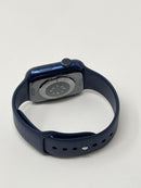 Apple Watch Series 6 44mm Blue Aluminum Case Abyss Blue Sport Band GPS Only Used
