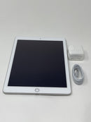 Apple iPad 5th Generation 2017 128GB 4G LTE Unlocked WiFi A1823 Silver Good