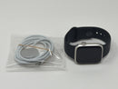 Apple Watch Series 8 41mm Starlight Aluminum Case Black Band GPS Cellular Used