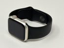Apple Watch Series 8 41mm Starlight Aluminum Case Black Band GPS Cellular Used
