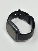 FitBit Versa 4 Graphite Aluminum Case With Black Infinity Band FB523 Used