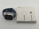 Apple Watch Series 8 41mm Silver Aluminum Case Blue Sport Loop GPS Cellular Used