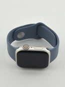 Apple Watch Series 8 41mm Silver Aluminum Case Blue Sport Loop GPS Cellular Used