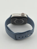 Apple Watch Series 8 41mm Silver Aluminum Case Blue Sport Loop GPS Cellular Used