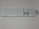 Apple Magic Keyboard with Touch ID and Numeric Keypad A2520 MK2C3LL/A White Good