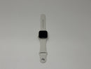 Apple Watch Series SE 2nd Gen 40mm Starlight Aluminum Case White Band Very Good
