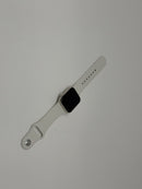 Apple Watch Series SE 2nd Gen 40mm Starlight Aluminum Case White Band Very Good