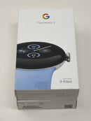 Google Pixel Watch 2 Bluetooth Wifi Polished Aluminum Case Bay Bands Very Good