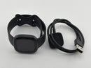 FitBit Versa 3 FB511 Black With Black Infinity Band Very Good