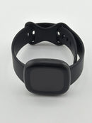 FitBit Versa 3 FB511 Black With Black Infinity Band Very Good