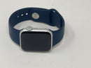 Apple Watch SE 40mm Silver Aluminum Case Ocean Blue Sport Band GPS Only Used