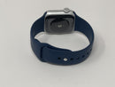 Apple Watch SE 40mm Silver Aluminum Case Ocean Blue Sport Band GPS Only Used