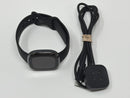 Fitbit Sense Advanced Health FB512 Carbon Graphite Stainless Black Bands Used