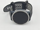 Garmin Venu 2 Silver Stainless Steel Bezel w/ Granite Blue Case Black Band Used