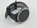 Garmin Venu 2 Silver Stainless Steel Bezel w/ Granite Blue Case Black Band Used