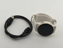 Garmin Vivoactive 5 Cream Gold Aluminum Bezel Ivory Case Silicone Band Excellent