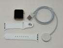 Apple Watch Series 38mm Rose Gold Aluminum Case White Band GPS Only Used