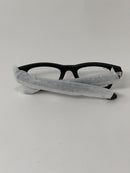Ray Ban Meta Wayfarer Sunglasses Shiny Black Frame with Clear Lens Excellent