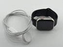 Apple Watch Series 8 45mm Silver Stainless Steel Case With Black Sport Band Good