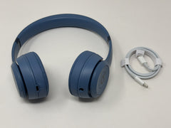 Beats - Solo 4 Wireless On-Ear Headphones - Slate Blue Excellent