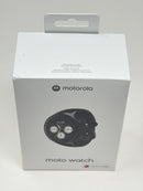 Motorola Moto Watch Volcanic Ash Case with Black Silicone Bands XT2547-2 NEW
