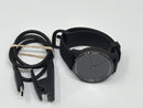 Garmin Vivomove Trend Slate Stainless Steel Bezel Black Silicone Band Excellent