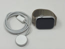 Apple Watch Series 10 46mm Silver Aluminum Case With Gold Milanese Loop GPS Good