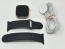 Apple Watch Series 10 42mm Rose Gold Aluminum Case Black Sport Band GPS LTE Used