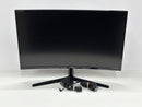 Samsung 27in CF398 Curved LED Monitor Black High Glossy Very Good