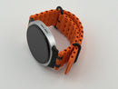 Samsung Galaxy Watch 8 44mm Silver With Orange Bands Wi-Fi SM-L330N Good