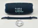 JBL Charge 6 Portable Bluetooth Speaker Blue Excellent