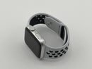 Apple Watch SE Nike 40mm Aluminum Case Pure Platinum/Black Band GPS Very Good