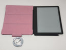 Amazon Kindle Scribe 1st Gen 64GB C4A6T4 Tungsten Pink Fabric Folio Very Good