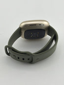 FitBit Versa 3 FB511 Soft Gold With Olive Green Infinity Band Good
